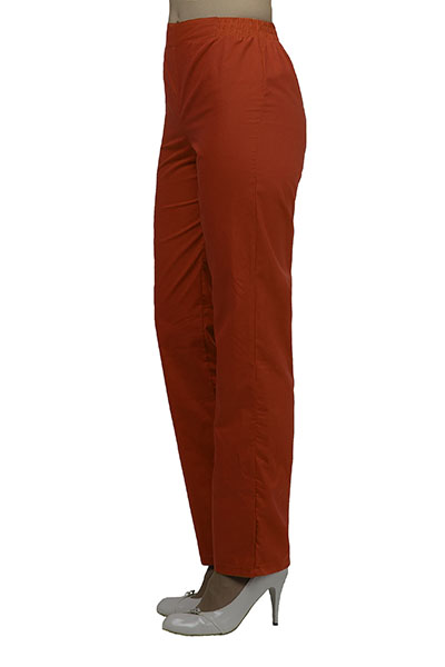 Медицинские брюки женские В-02 (красный, Тиси)